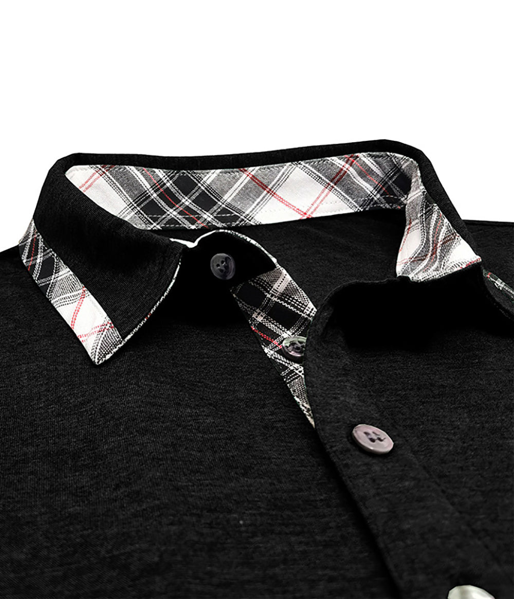 Men Polo Collar T-shirt