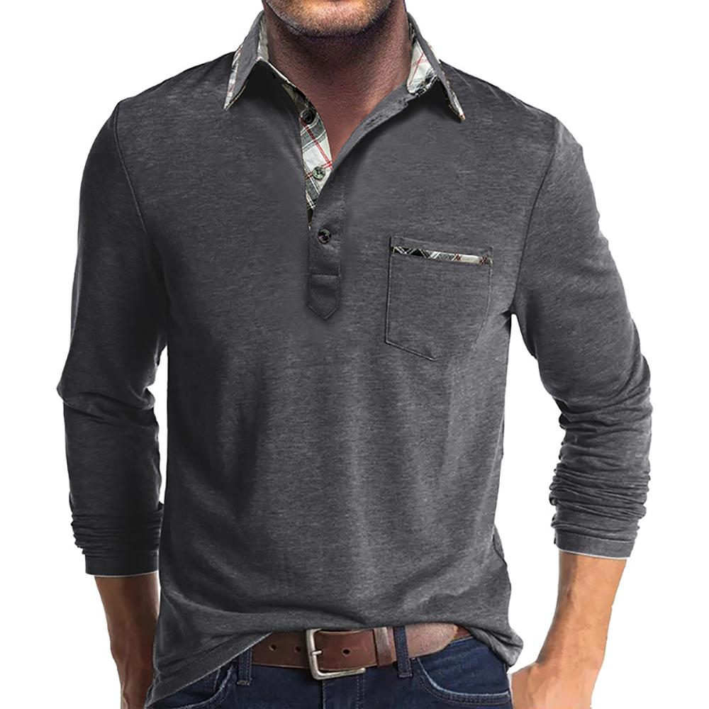 Men Polo Collar T-shirt