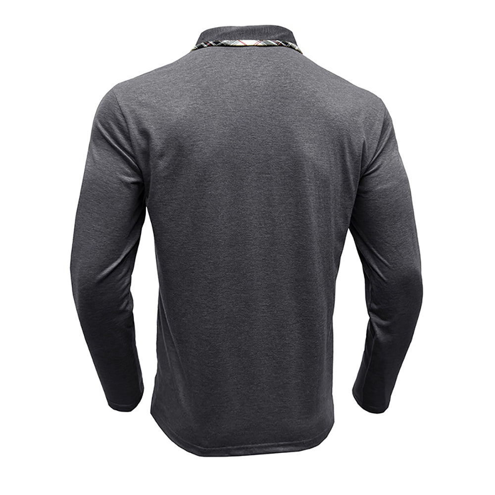Men Polo Collar T-shirt