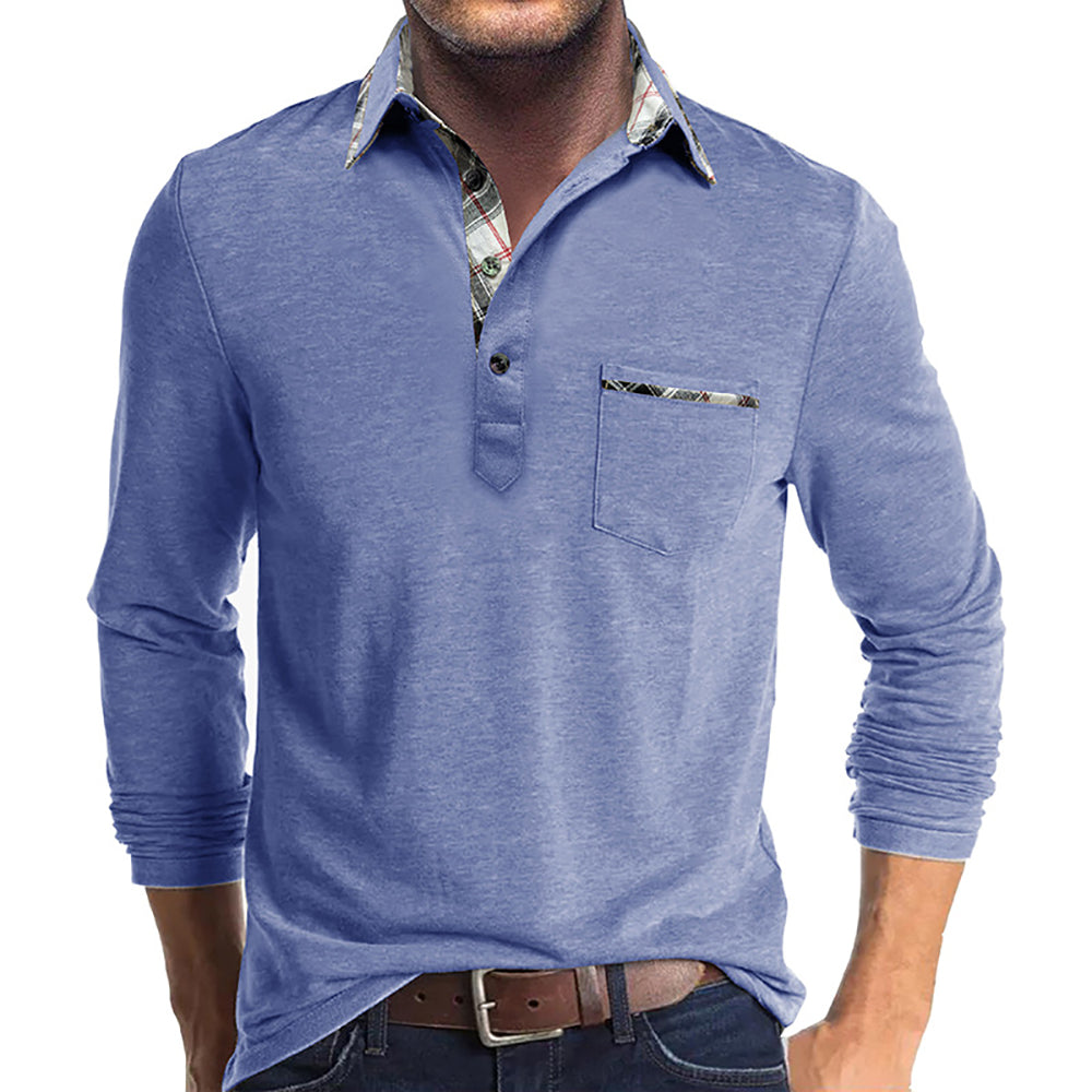 Men Polo Collar T-shirt