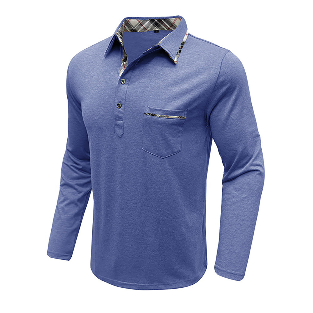 Men Polo Collar T-shirt
