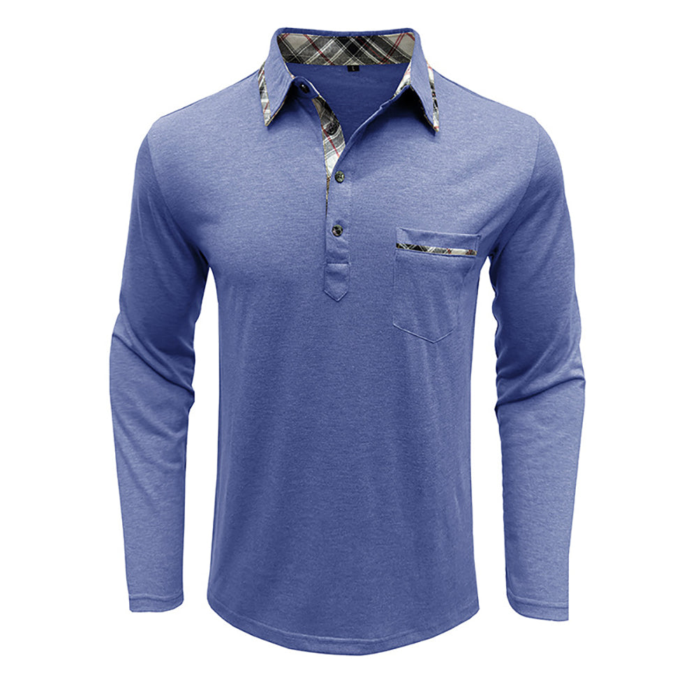 Men Polo Collar T-shirt