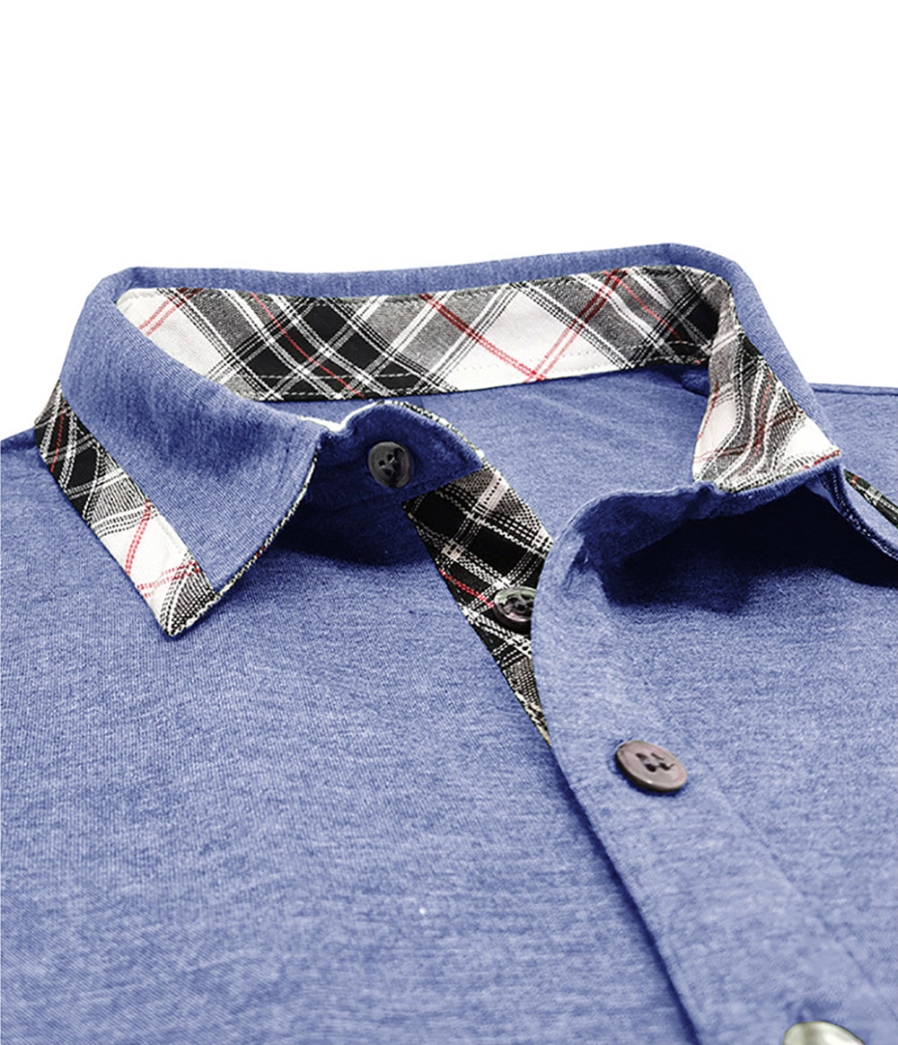 Men Polo Collar T-shirt