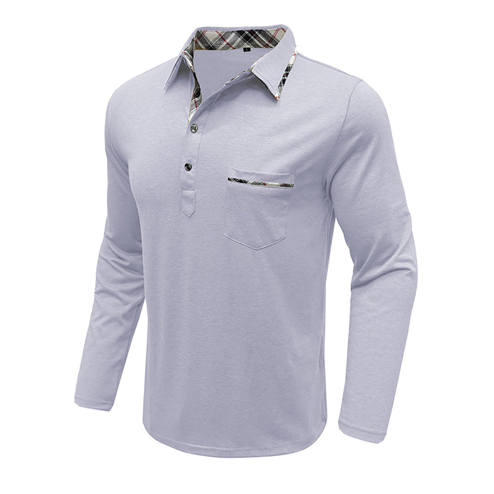 Men Polo Collar T-shirt