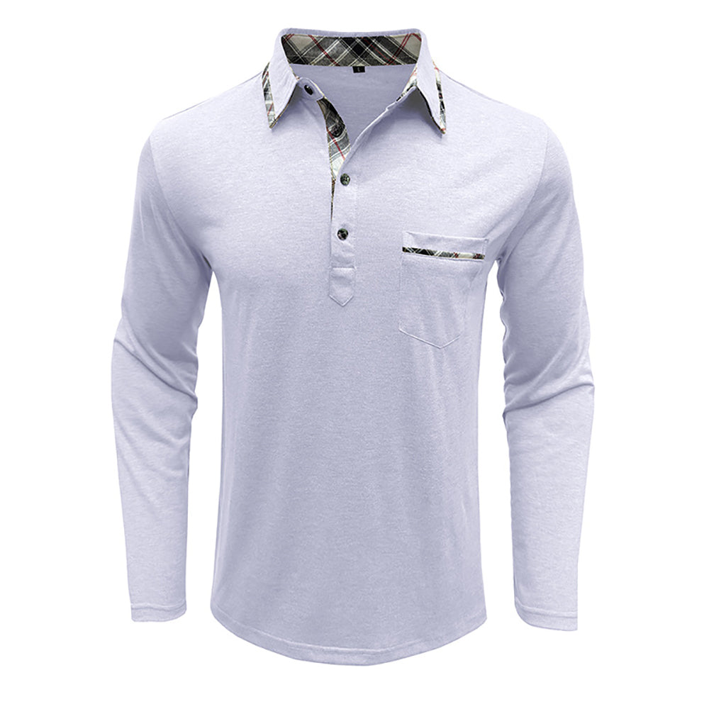 Men Polo Collar T-shirt
