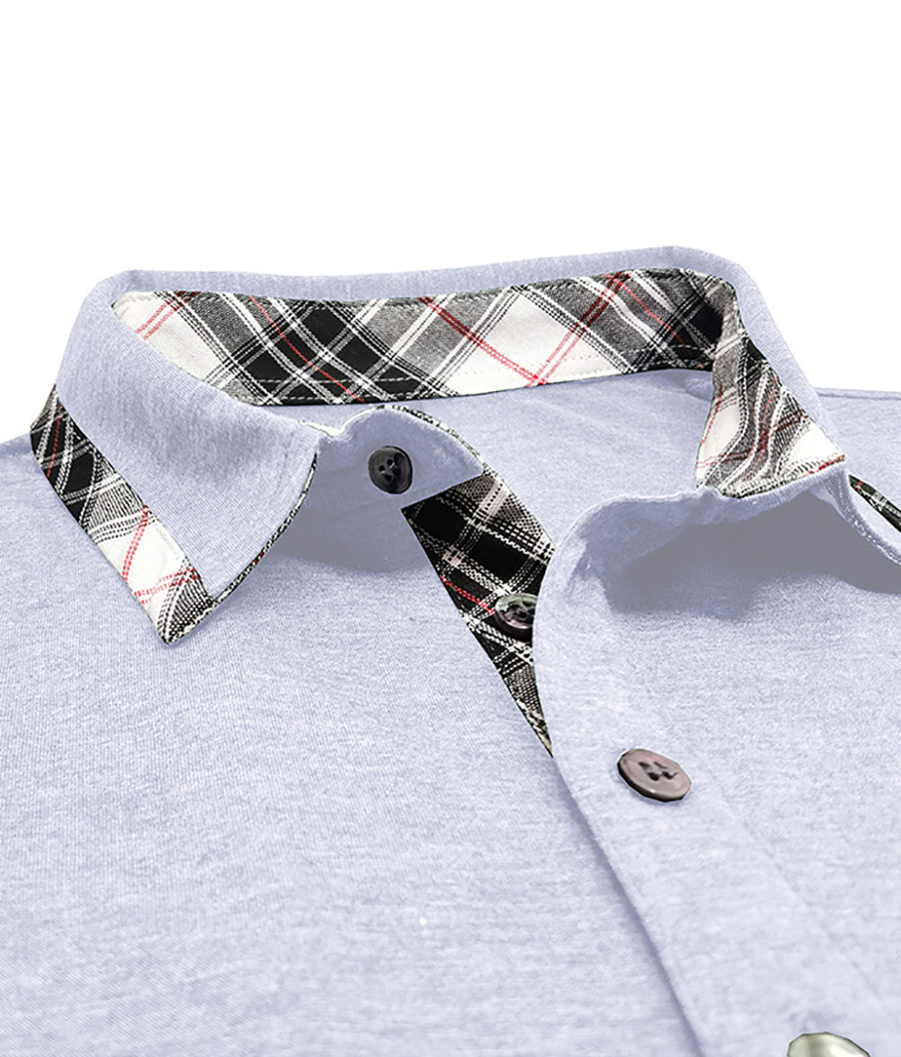 Men Polo Collar T-shirt