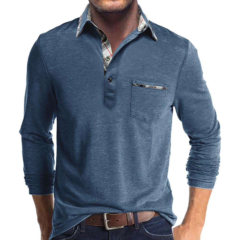 Men Polo Collar T-shirt