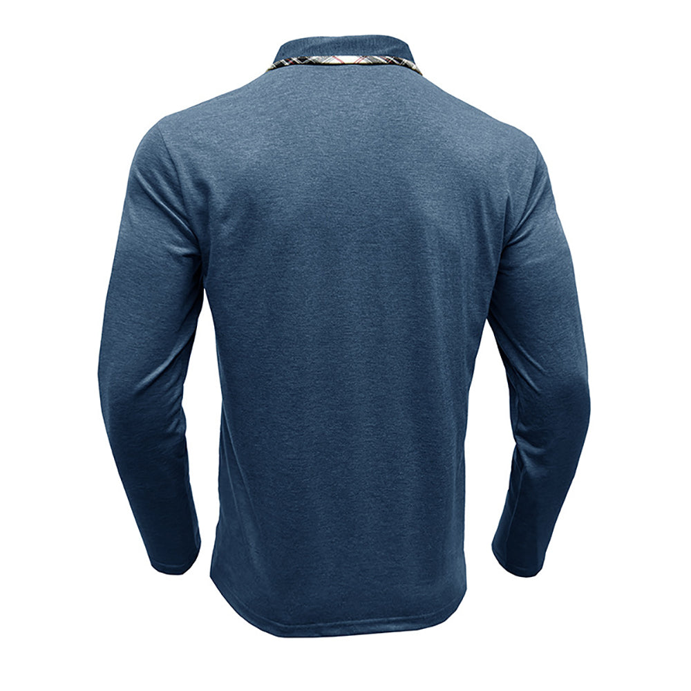 Men Polo Collar T-shirt