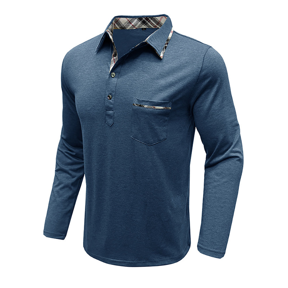 Men Polo Collar T-shirt