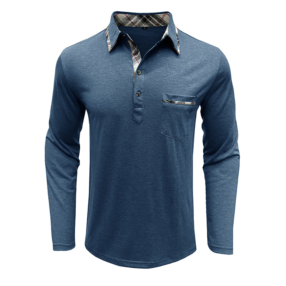 Men Polo Collar T-shirt