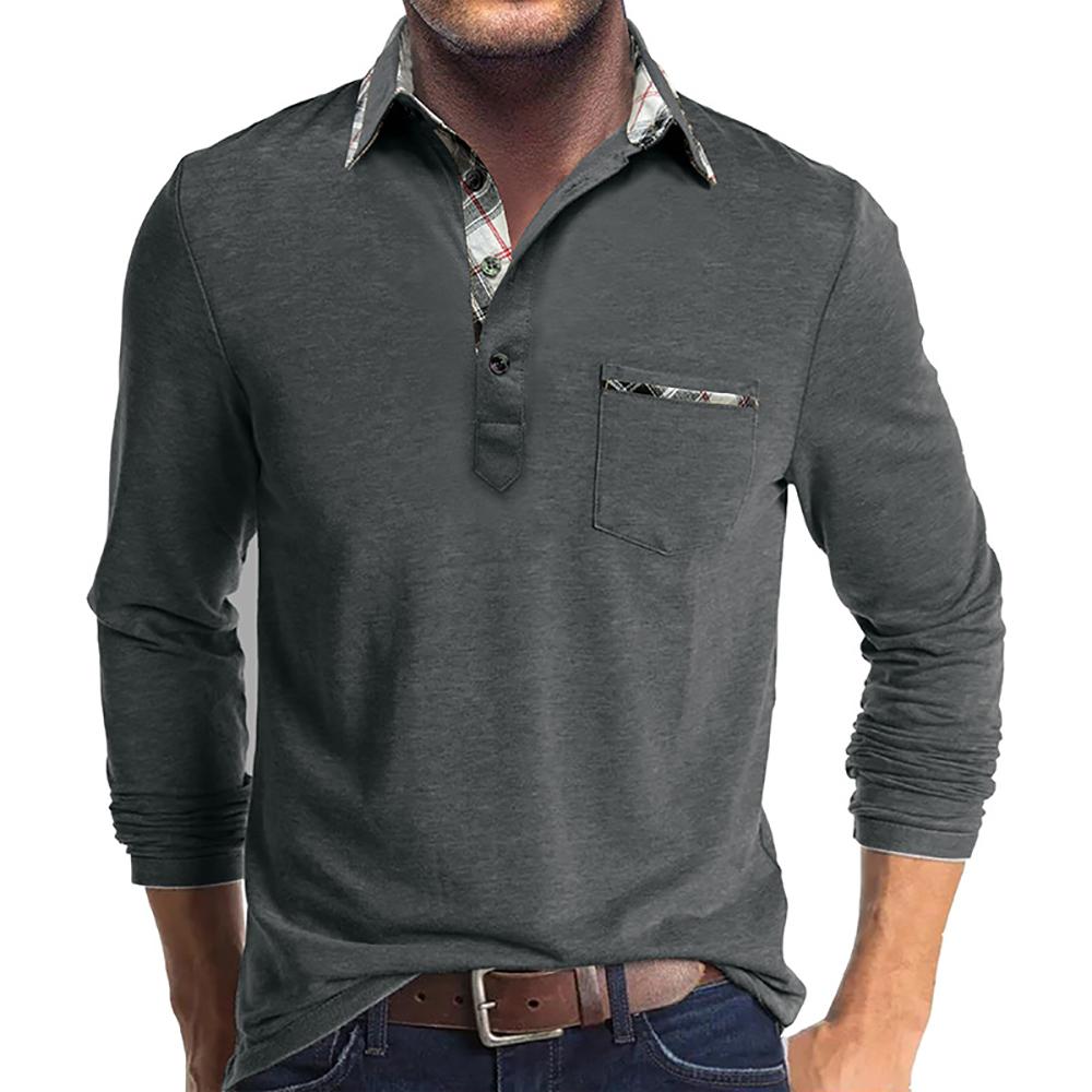 Men Polo Collar T-shirt