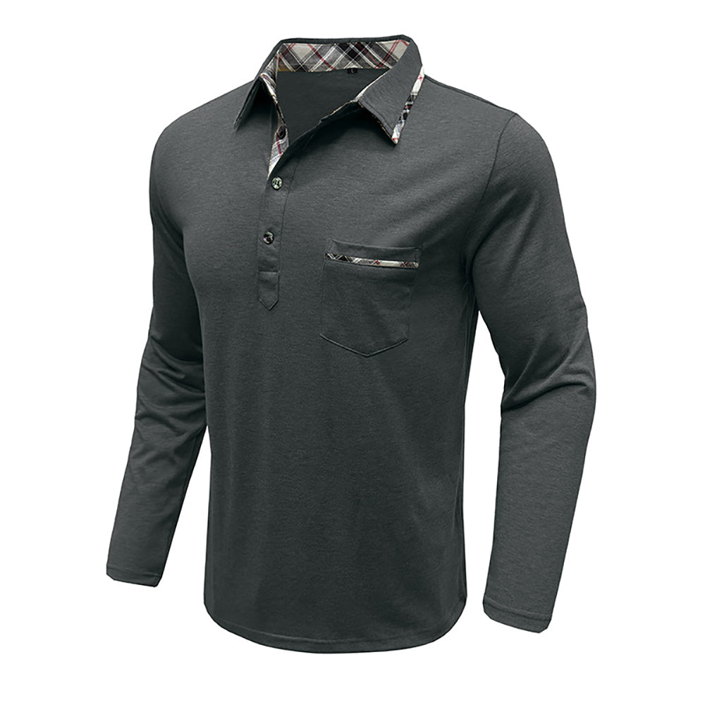 Men Polo Collar T-shirt