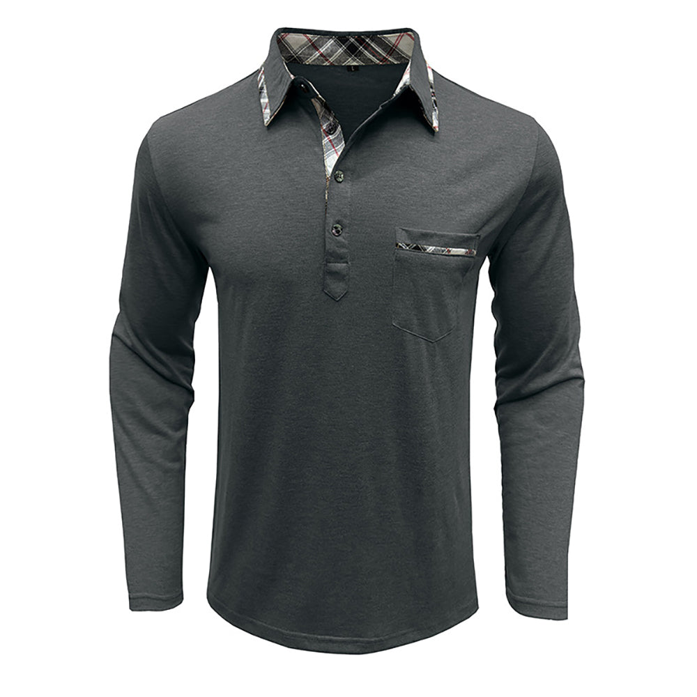 Men Polo Collar T-shirt