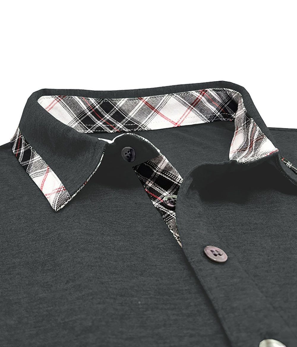 Men Polo Collar T-shirt