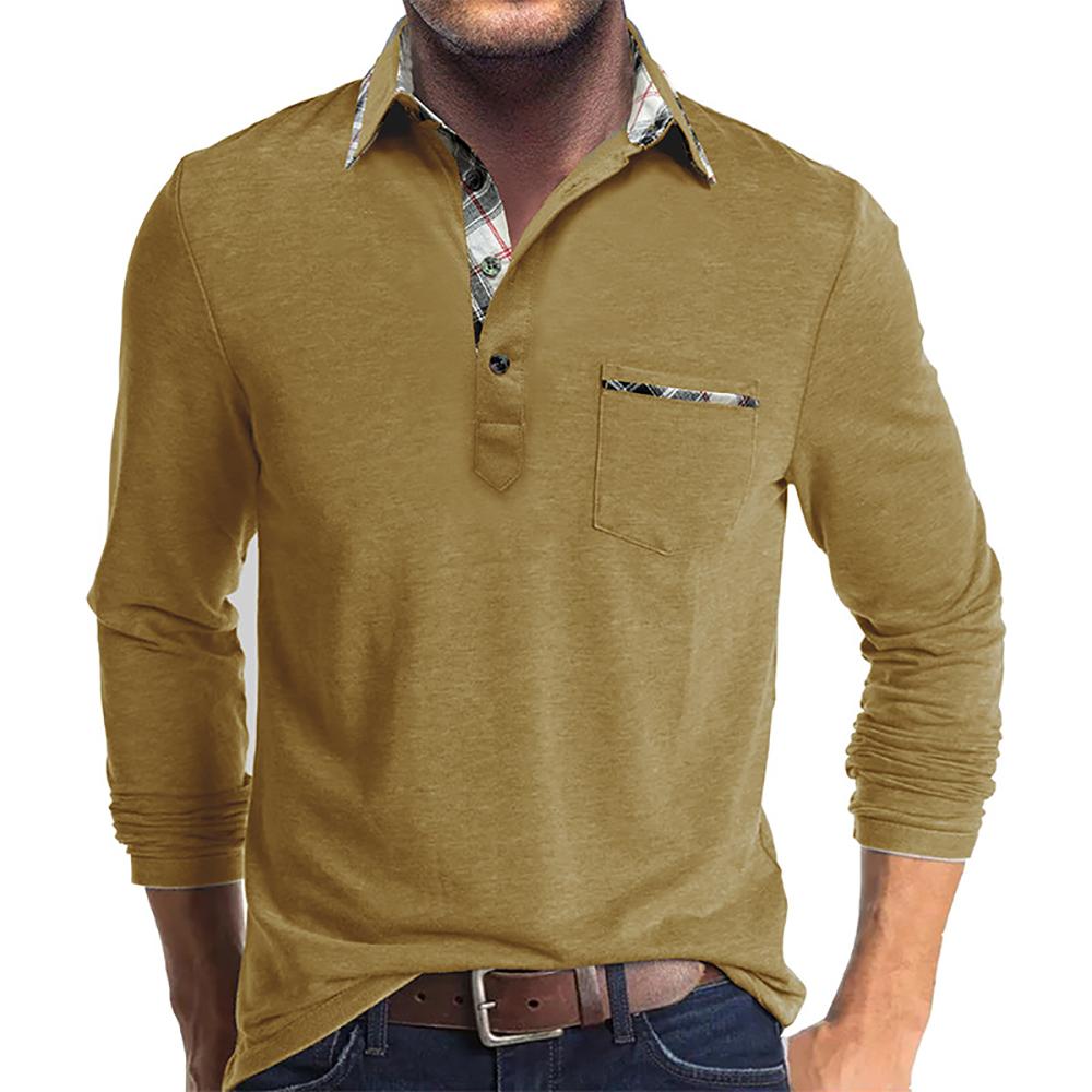 Men Polo Collar T-shirt