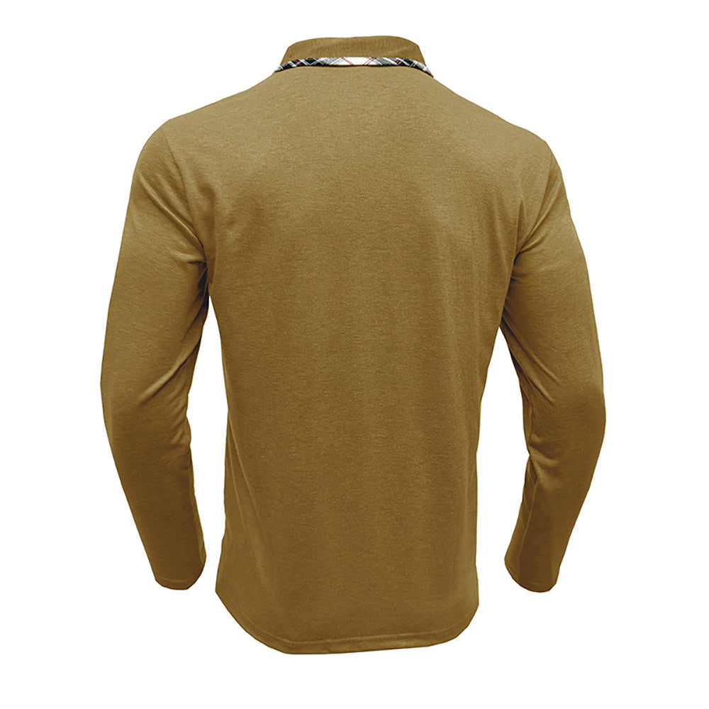 Men Polo Collar T-shirt
