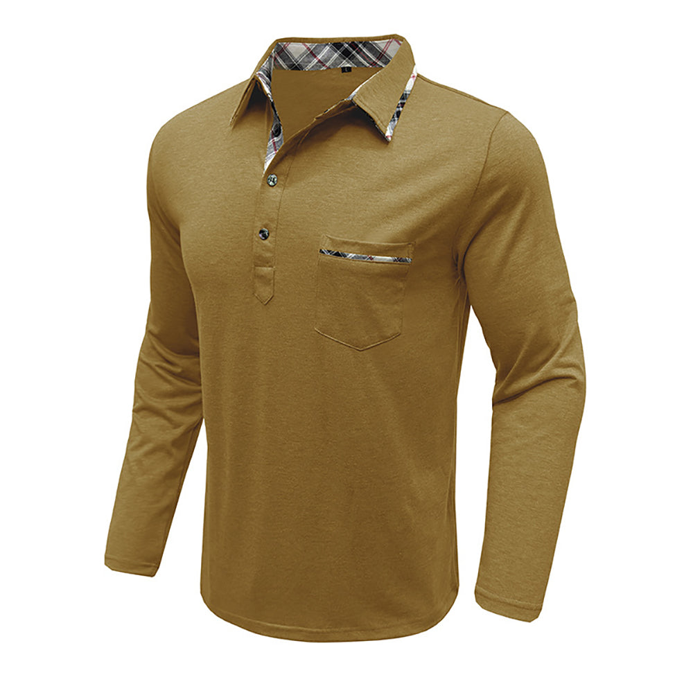 Men Polo Collar T-shirt