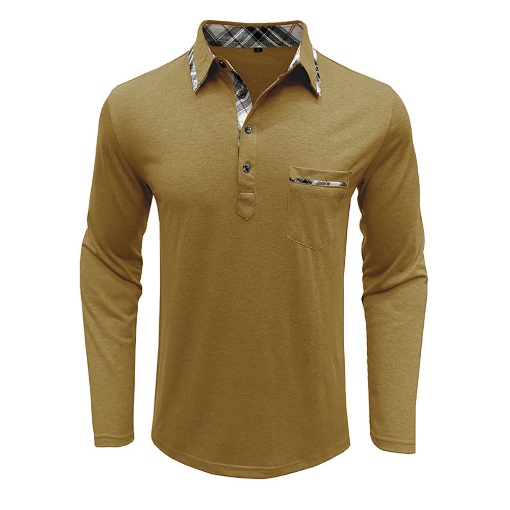 Men Polo Collar T-shirt