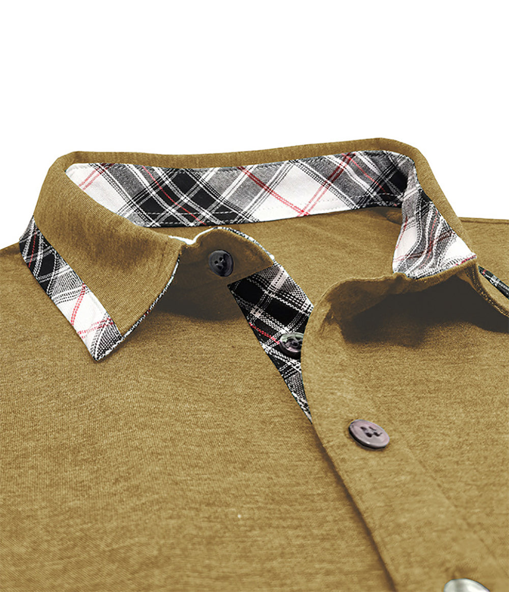 Men Polo Collar T-shirt