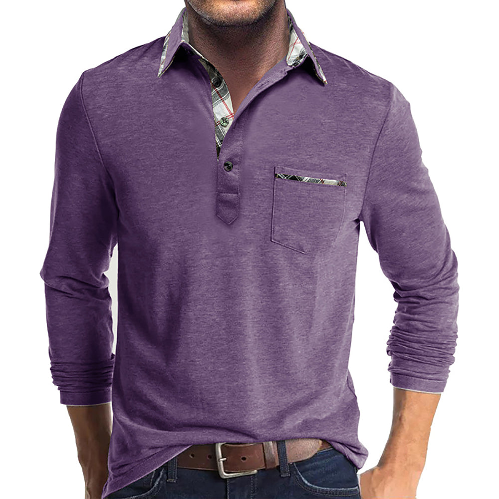 Men Polo Collar T-shirt
