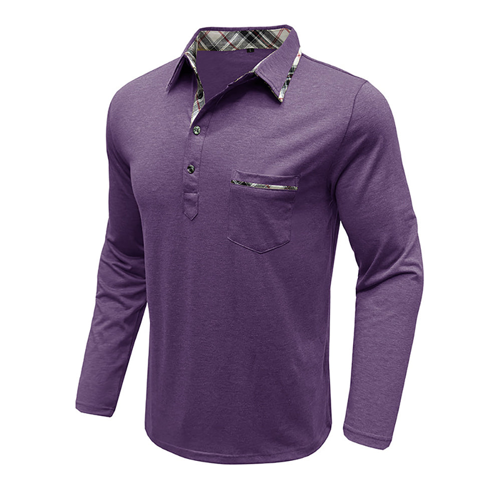 Men Polo Collar T-shirt
