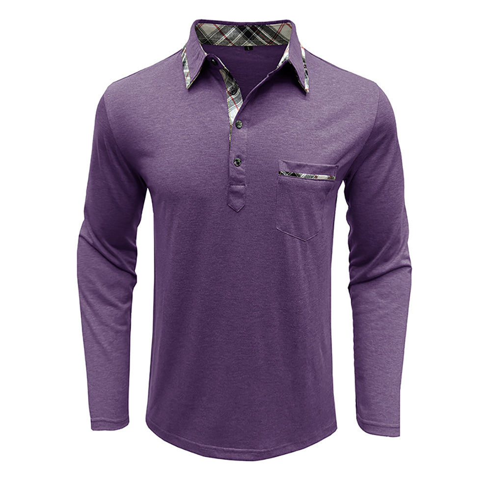 Men Polo Collar T-shirt