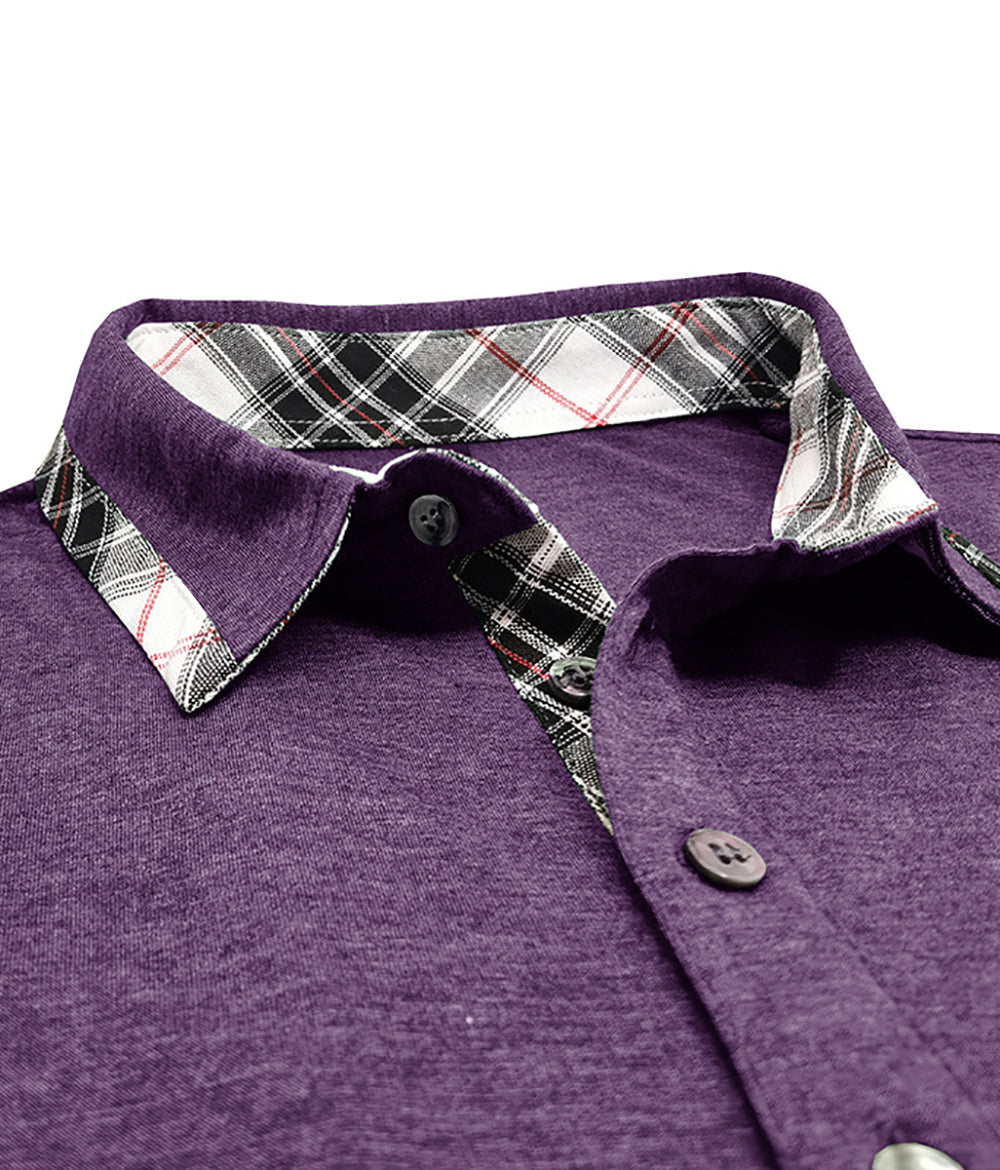 Men Polo Collar T-shirt