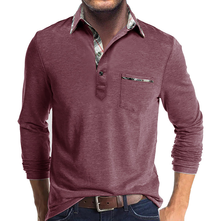 Men Polo Collar T-shirt