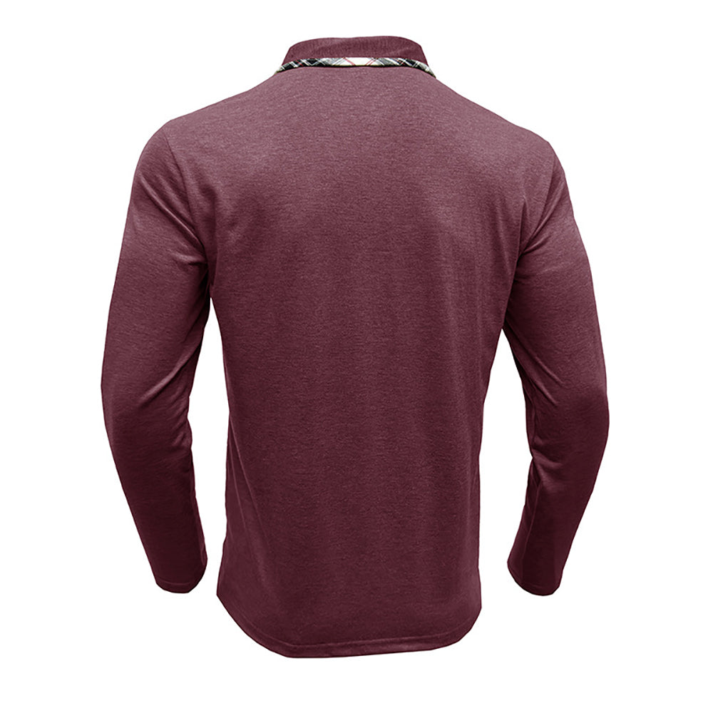 Men Polo Collar T-shirt