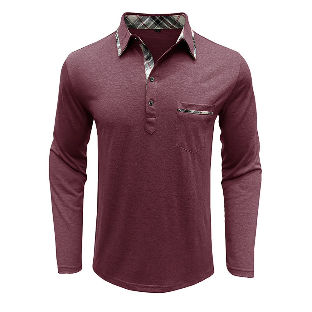 Men Polo Collar T-shirt