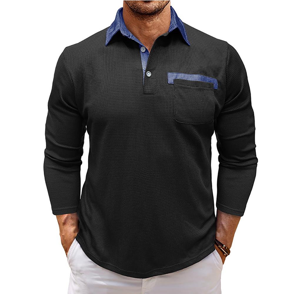 Men Polo Collar T-shirt