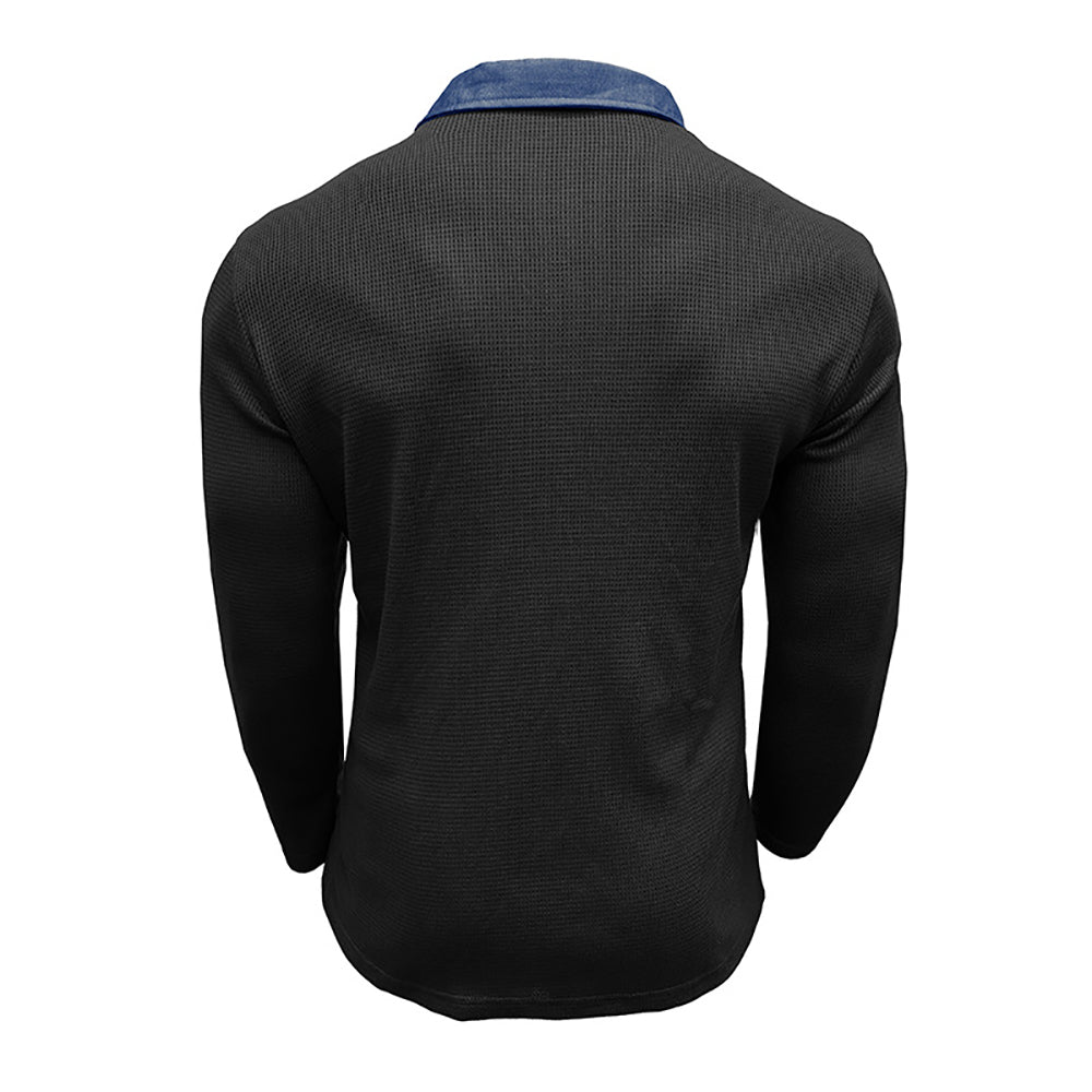 Men Polo Collar T-shirt