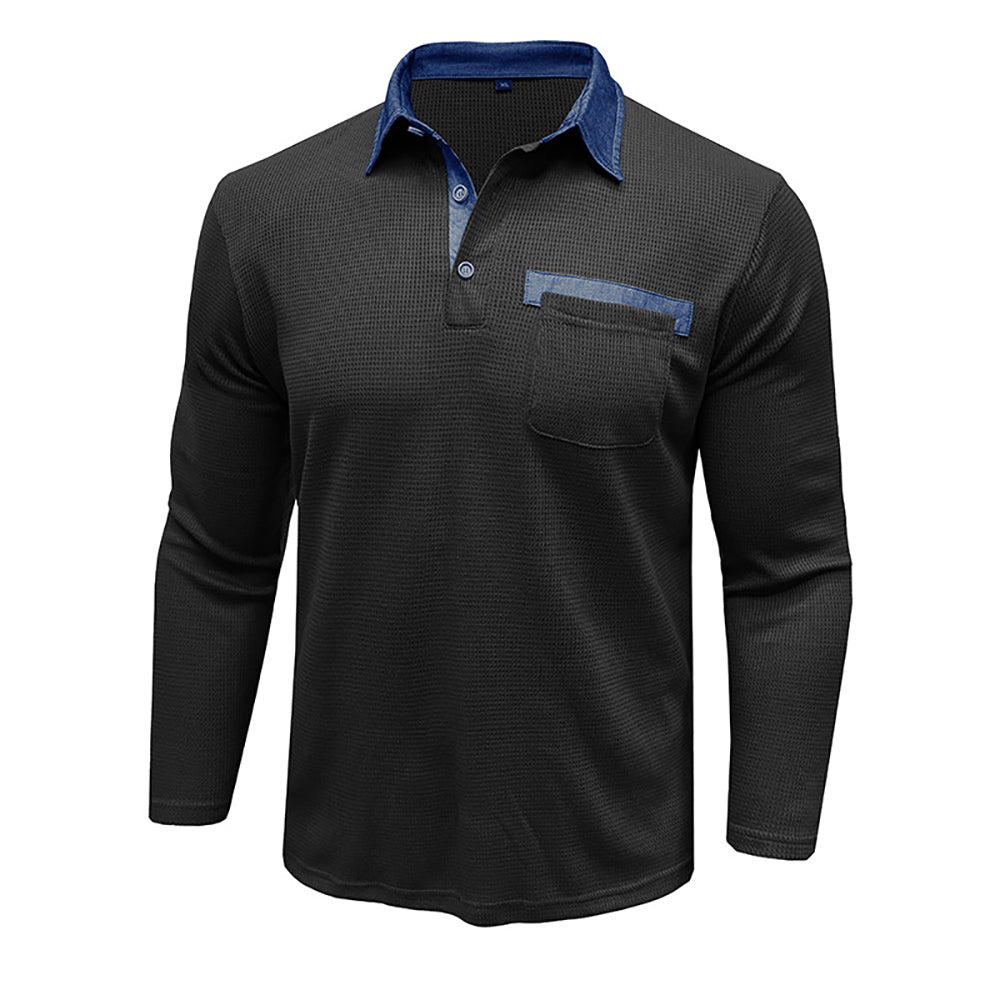 Men Polo Collar T-shirt