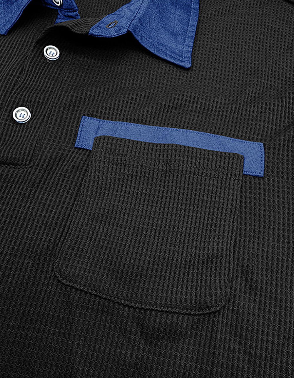 Men Polo Collar T-shirt