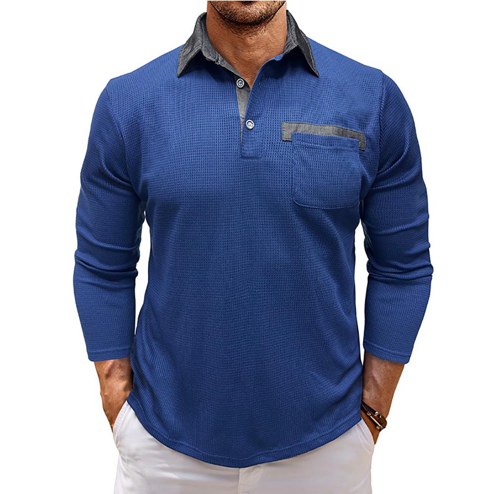 Men Polo Collar T-shirt