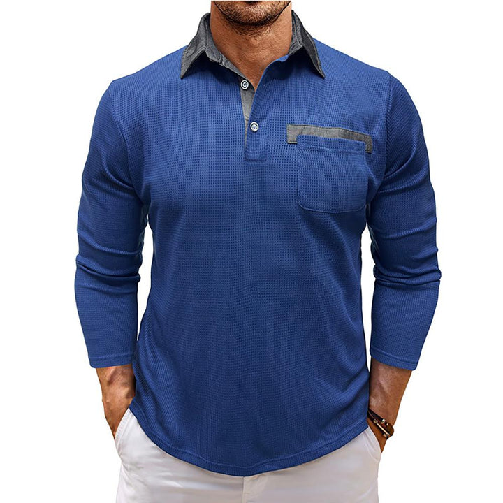 Men Polo Collar T-shirt