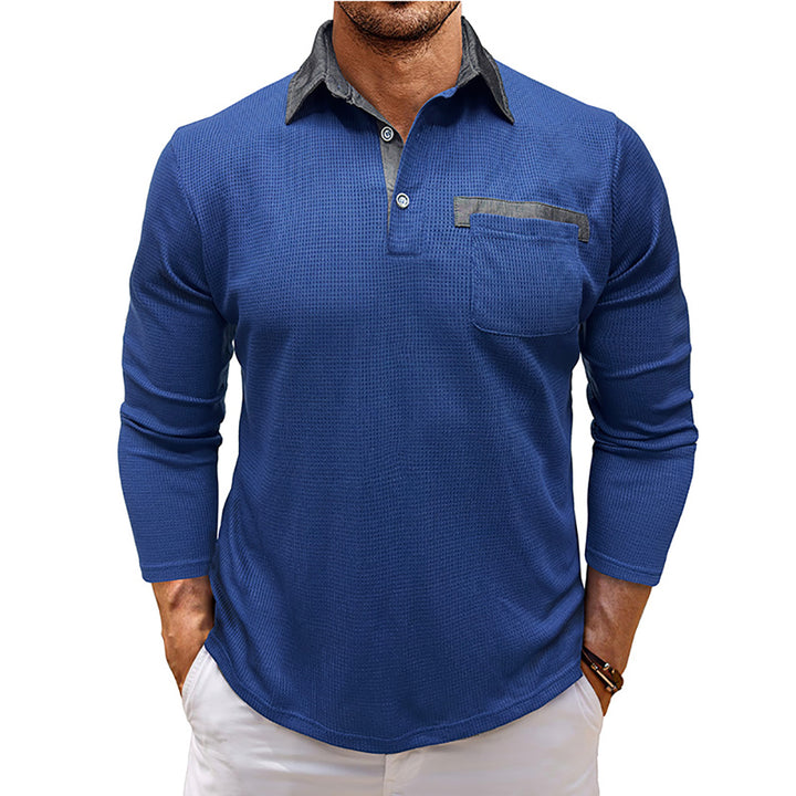 Men Polo Collar T-shirt