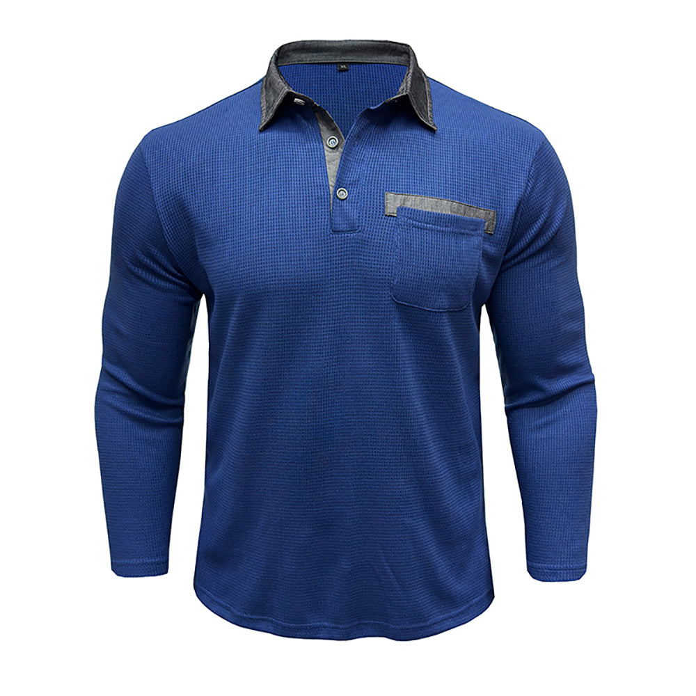 Men Polo Collar T-shirt