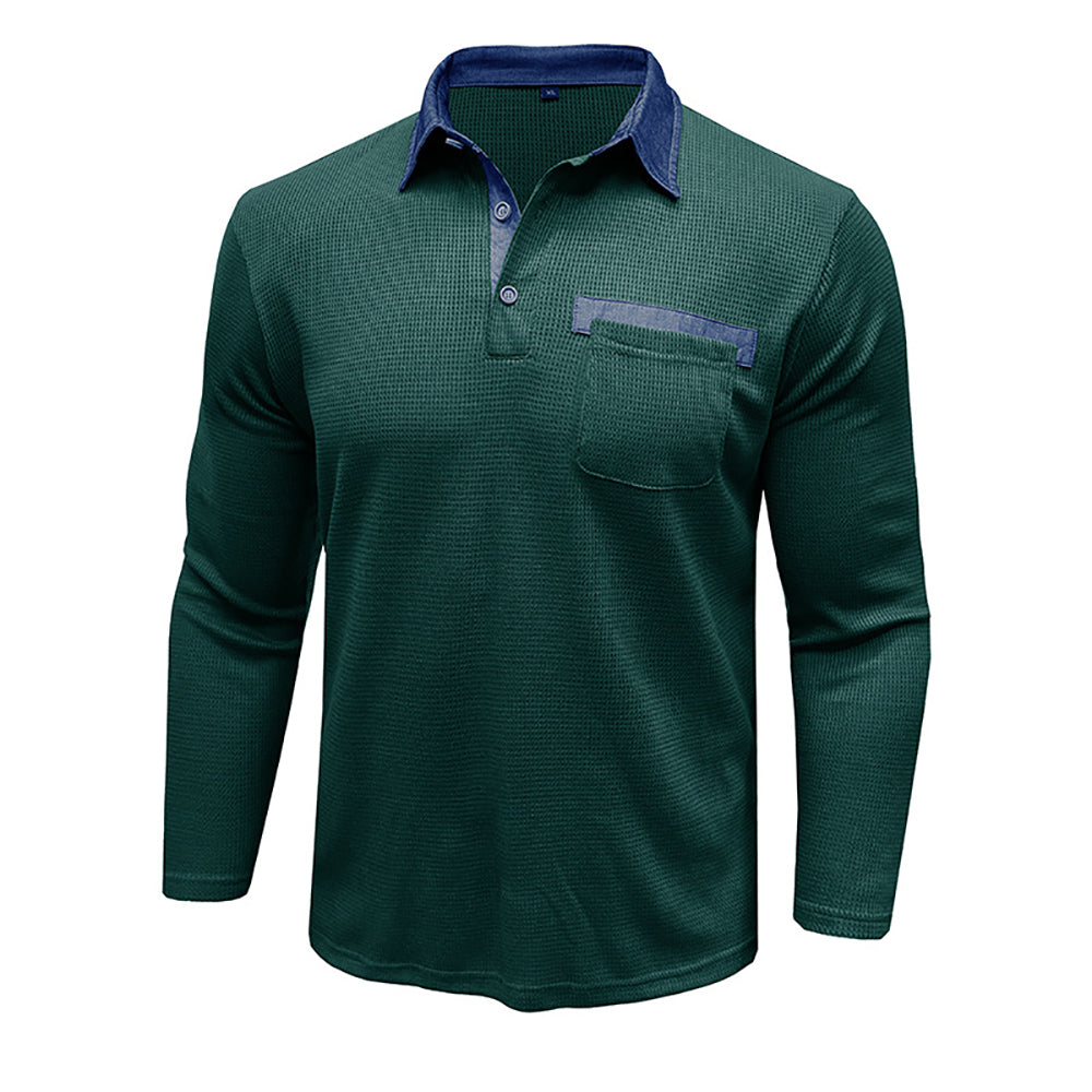 Men Polo Collar T-shirt