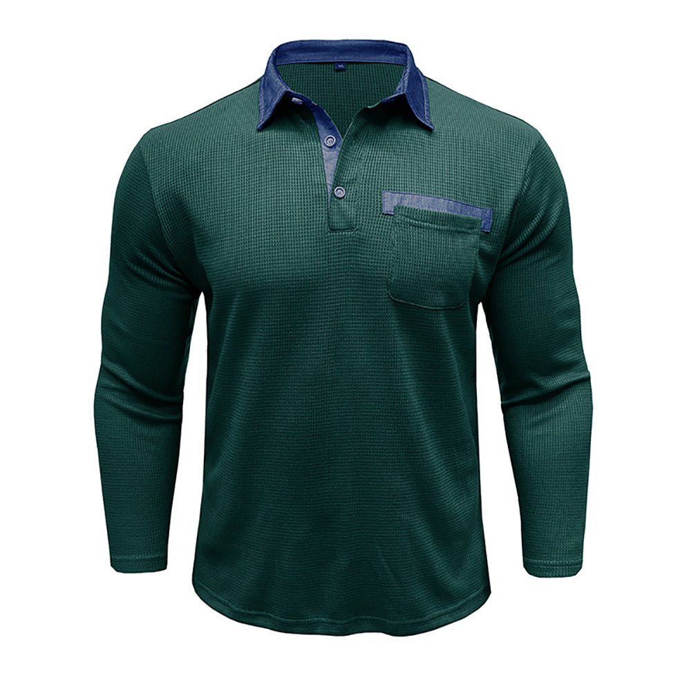 Men Polo Collar T-shirt