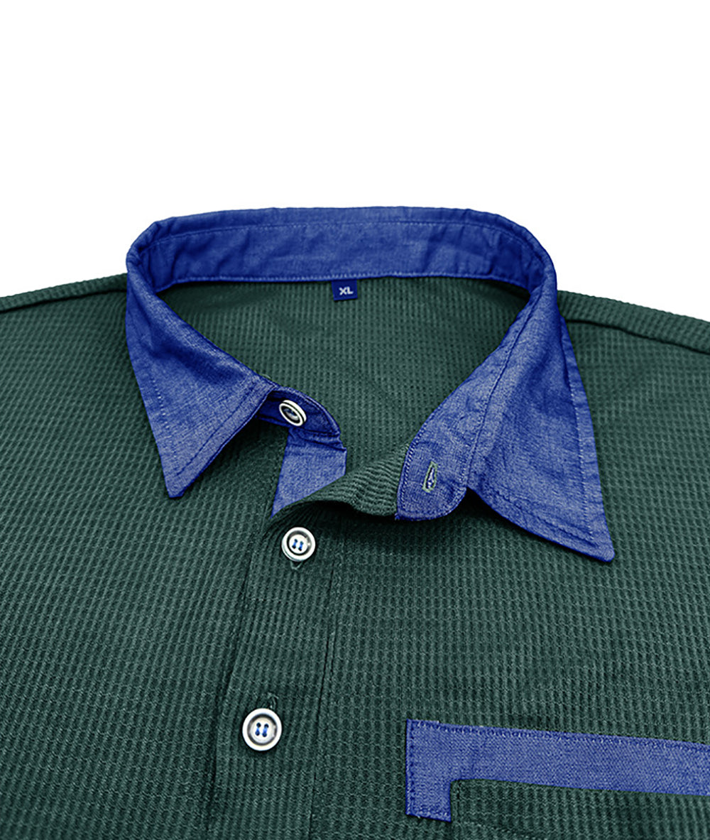 Men Polo Collar T-shirt