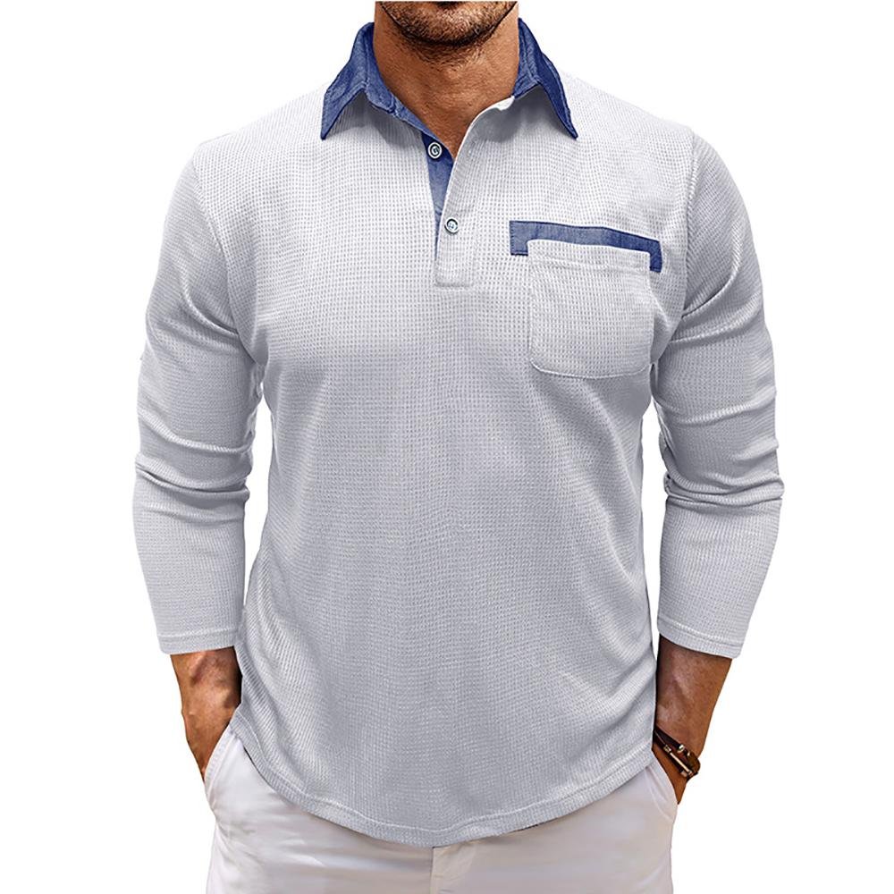 Men Polo Collar T-shirt