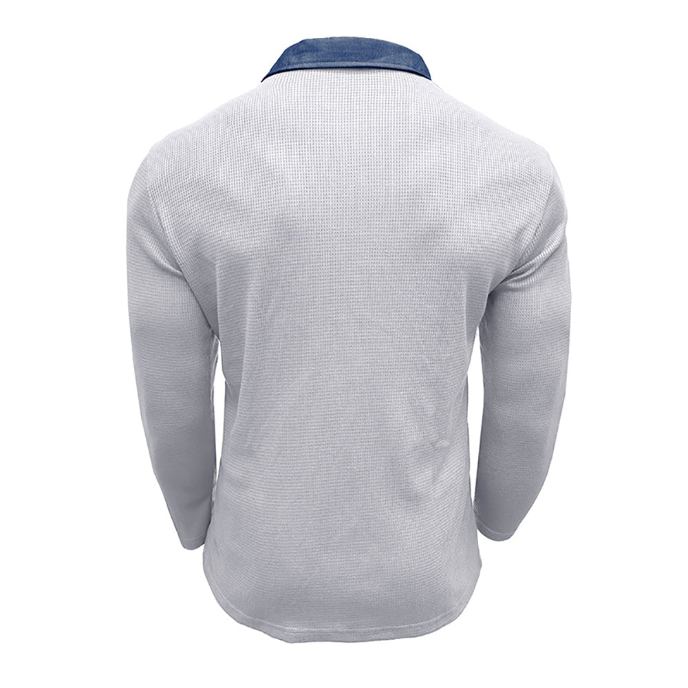 Men Polo Collar T-shirt