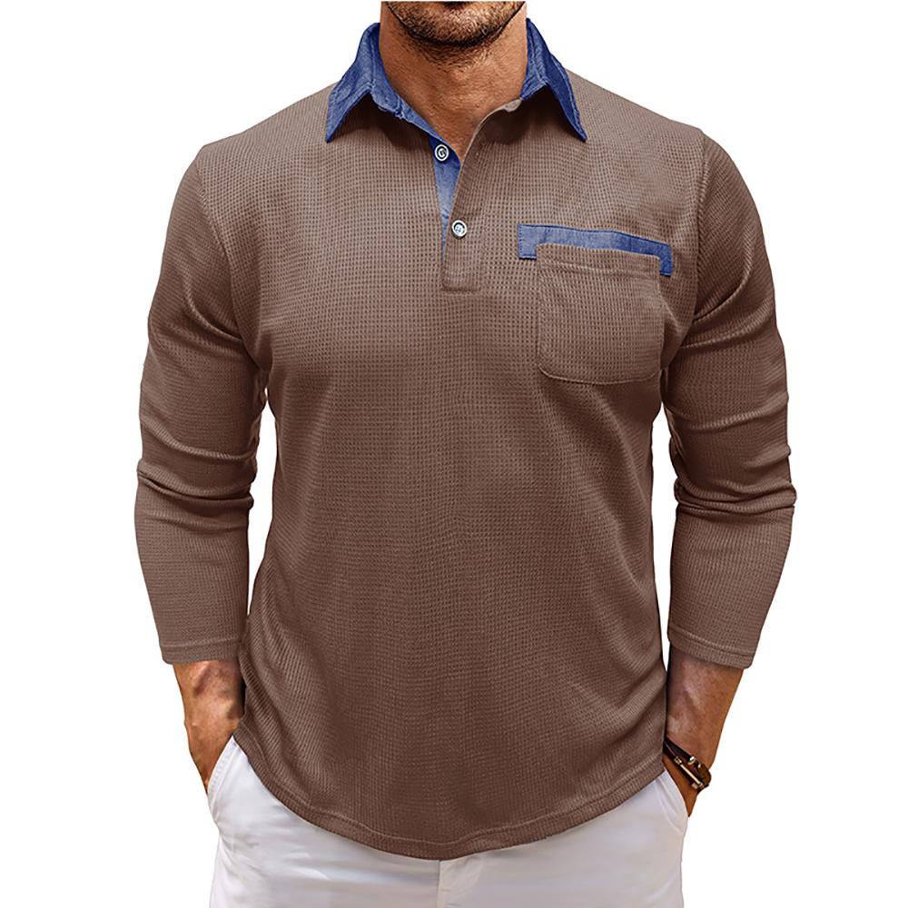 Men Polo Collar T-shirt