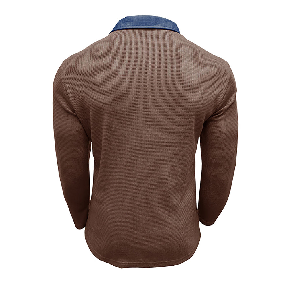 Men Polo Collar T-shirt