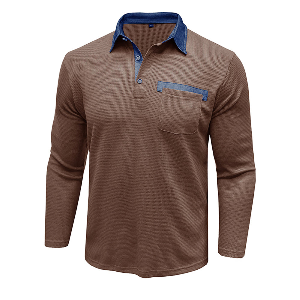 Men Polo Collar T-shirt
