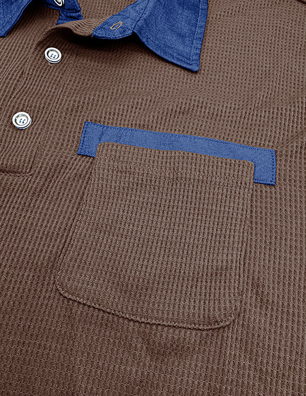 Men Polo Collar T-shirt