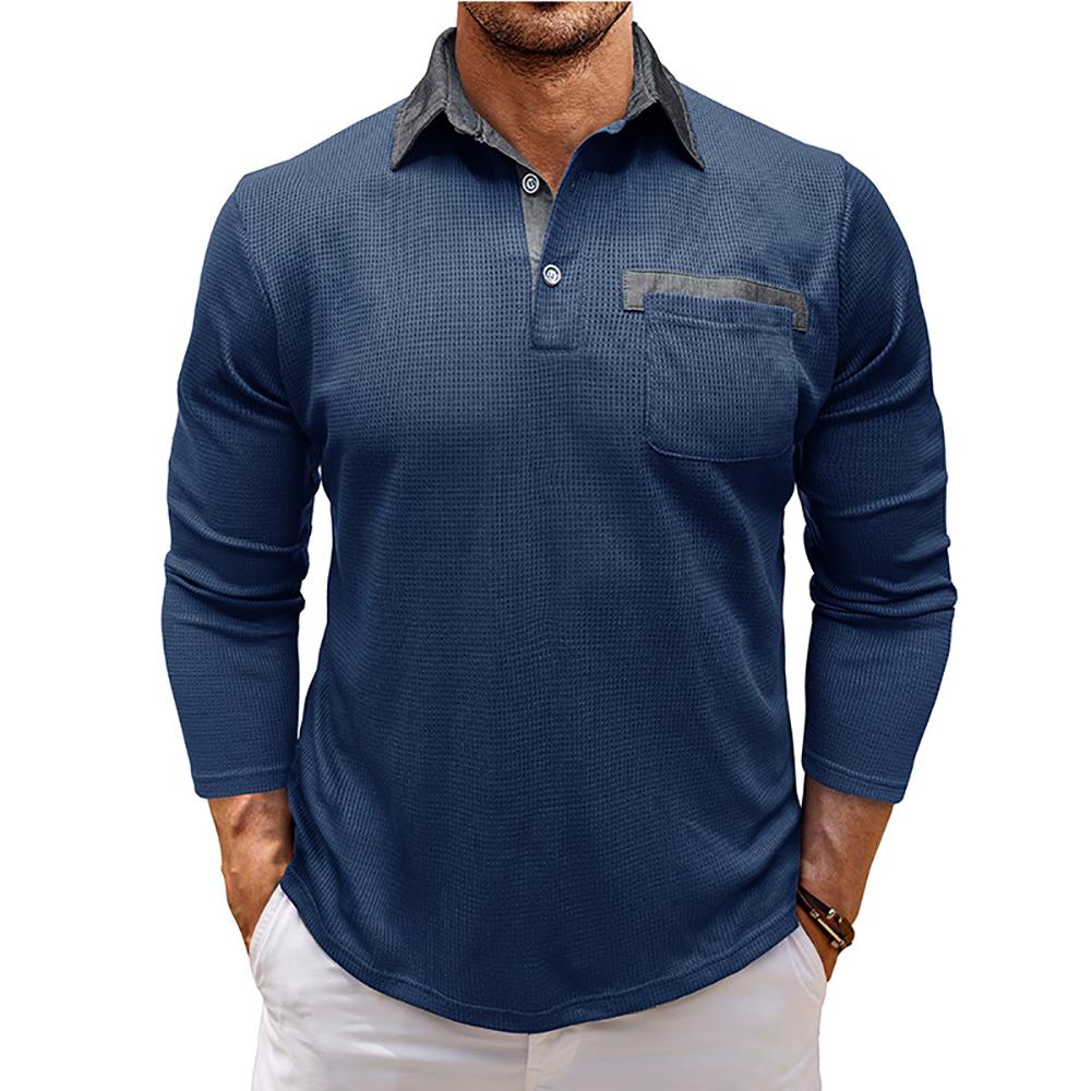 Men Polo Collar T-shirt