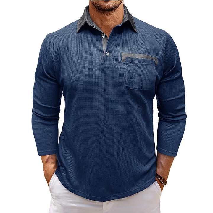 Men Polo Collar T-shirt