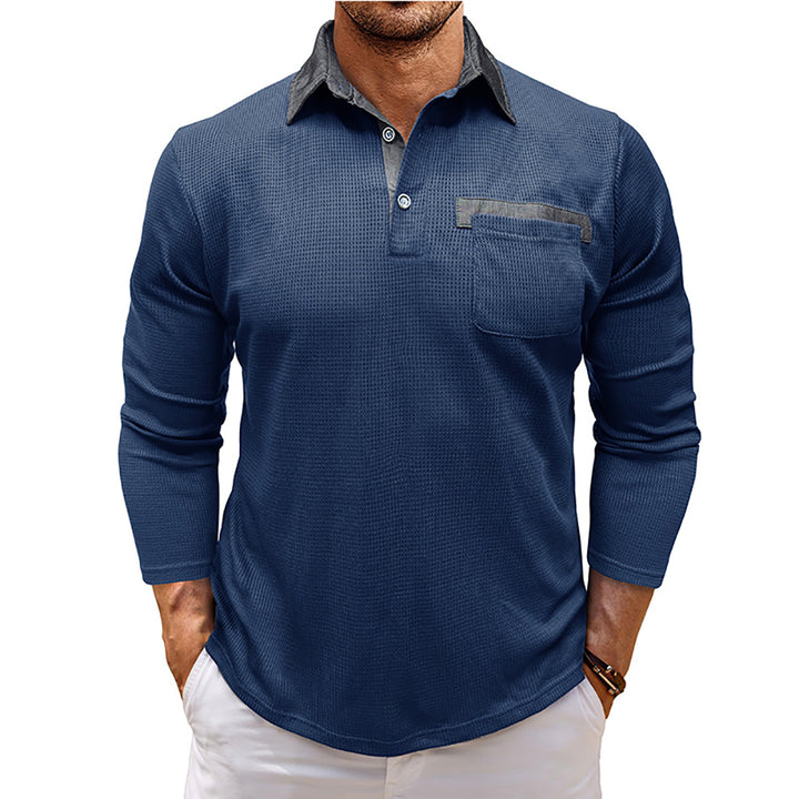 Men Polo Collar T-shirt